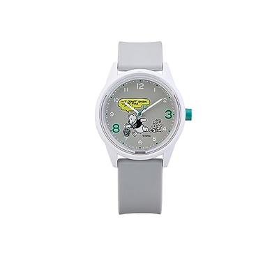 Q&Q SmileSolar Disney Collection Winnie the Pooh Watch, Solar, Analog, Waterproof, Urethane Strap, R00A-502VK