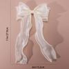 Elegant Bow Ribbon Hairpins for Women Girl Long Pearl Hairpins Bowknot Stain Hairpins Spring Hairpin Hair Accessories Gift
