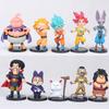 Set 20 Pezzi Bandai Dragon Ball Z Super Son Goku Vegeta Broly Buu Action Figure Anime Figurine Modello Ultra Istinto Regali Giocattoli