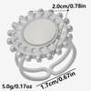 Exquisite White Shell Ring Silver Color Finger Jewelry Stainless Steel Rings For Women Men Accessories Beach Anillos Mujer Gift