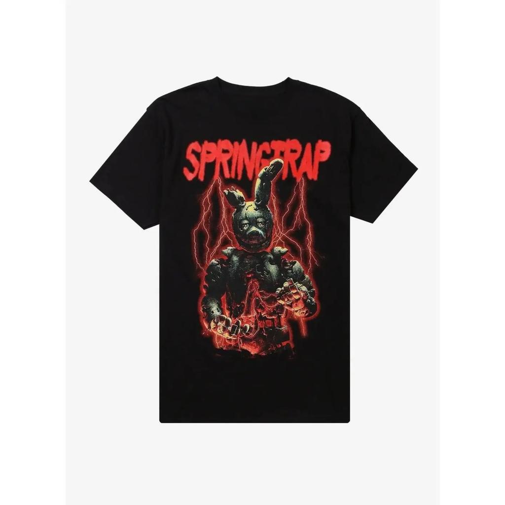 Heta Spel Topp Fem Nätter Hos Freddy Freddy Fazbears Pizzeria T-shirt Vintage Trendig Kortärmad Unisex