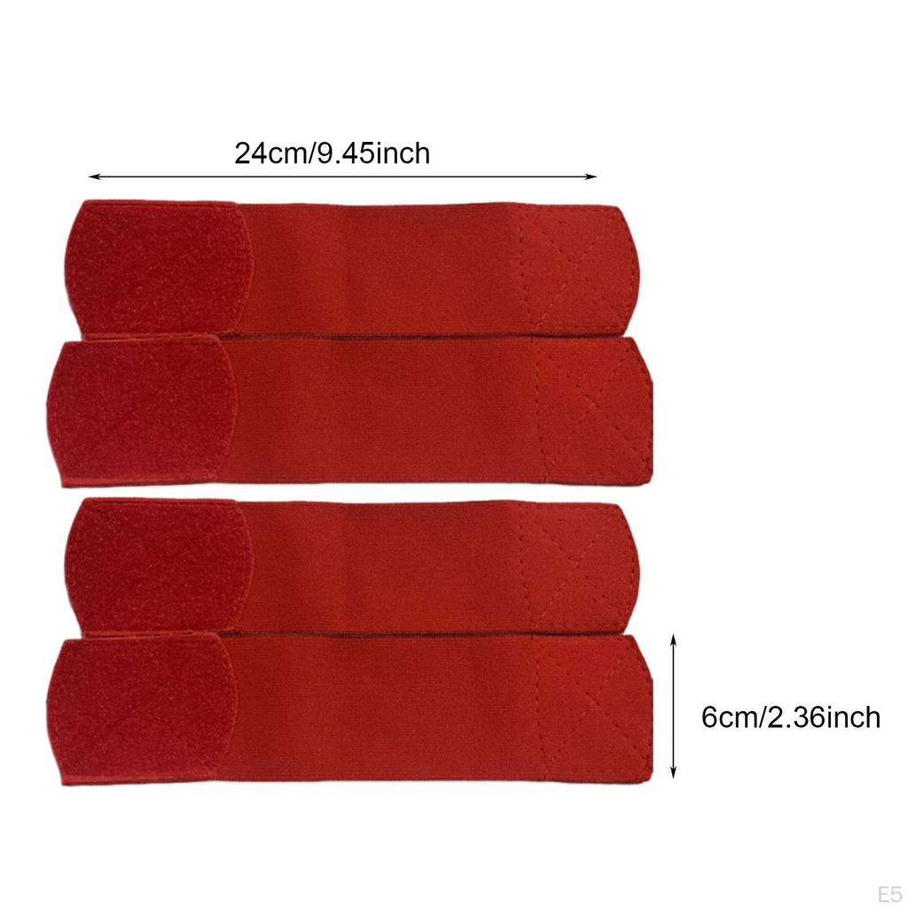 4er-Pack Schienbeinschoner-Halter Knöchelstützband-Set für Sportliche Aktivitäten