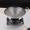 Korean Style Dry Boiler Non Stick Camping Wok Kitchen Accessory Frying Cooking Pot  Picnic