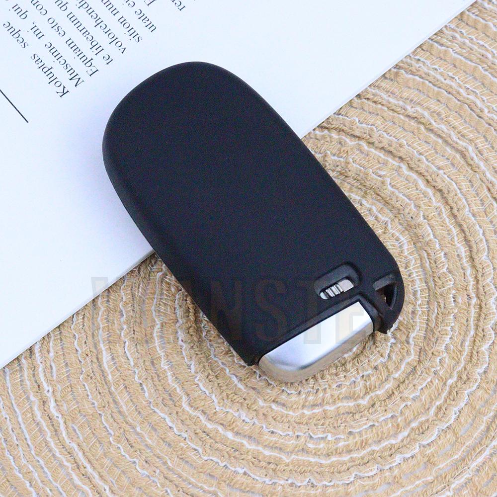 Silicone Car Key Case Cover For Jeep Renegade Compass Grand Cherokee For Chrysler Wrangler For Dodge Challenger Journey Charger