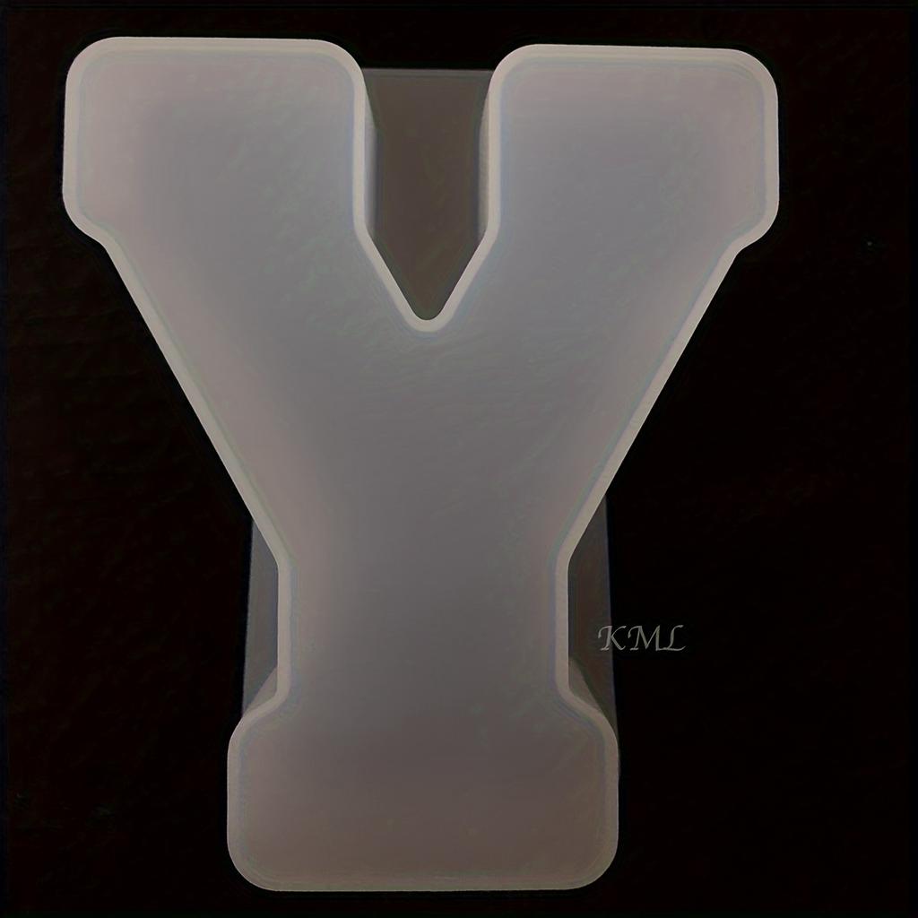 26 Stück Silikonform für englische Buchstaben, 10 Silikonformen für Ziffern, 26 Buchstaben- und Zahlenformen Handgefertigter Buchstaben-Harzguss