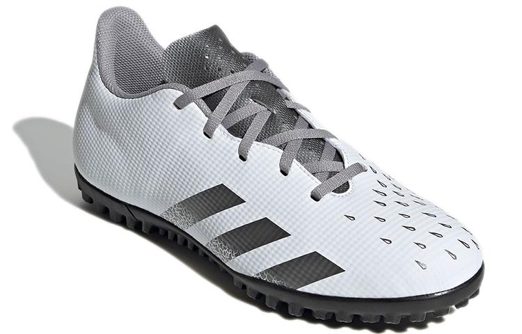 adidas Predator Freak.4 Turf Soccer Shoes 'Cloud White Iron Metallic Solar Red' FY6339