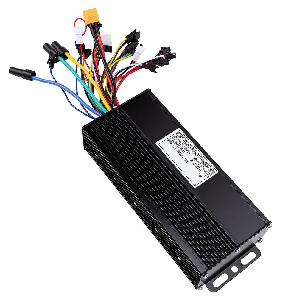 Electric Bike Motor Controller 40A 3 Mode 15 Tube Sine Wave Controller Self Learning for 1000W 1500W Motor
