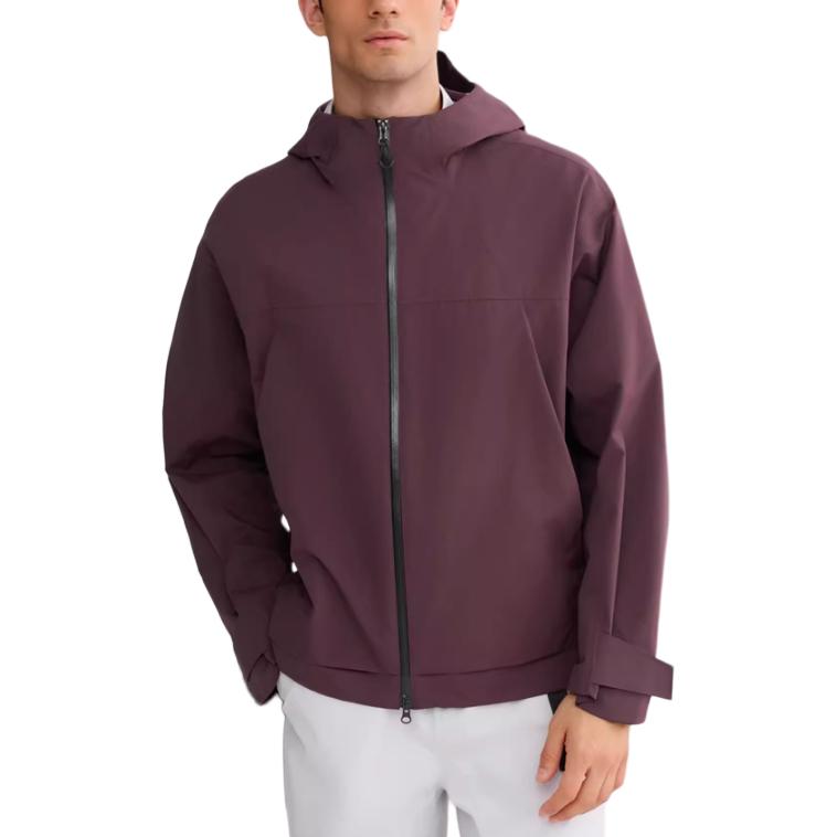 Fila Fitness Solid Color Loose Hooded Jacket Summer Climbing Hiking Urban Life Travel Commuting Waterproof Windproof Breathable Durable A51M441706F-BN