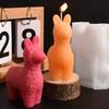 Alpacas Candle Crafting Mold Silicone Mould for Unique Handmade Crafts Epoxy Resin Wedding Decoration Making Mold