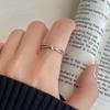 1pcs Twin Knot Wrapped Ring, Symbolizing A Lifetime Of Companionship, Simple And Versatile Hand Jewelry