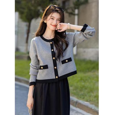 Mokana Damen Eleganter Strickpullover mit langen Ärmeln MKNJD2460