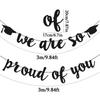 3sets 2026 Graduation Banners Party Decorations We Are So Proud of You Graduation Banners Garland for Congratulation Graduations Party Supplies