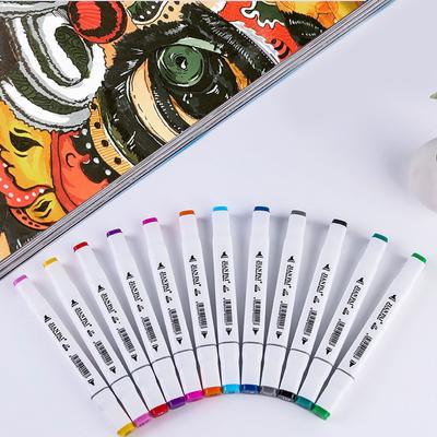 Sada popisovačov s dvoma hrotmi, Krabička s farebnými popisovačmi, Alkoholové olejové maliarske popisovače v tube Veľkoobchod