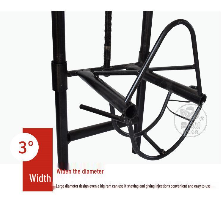 Adjustable Sheep Holding Rack for Shearing, Injection & Milking