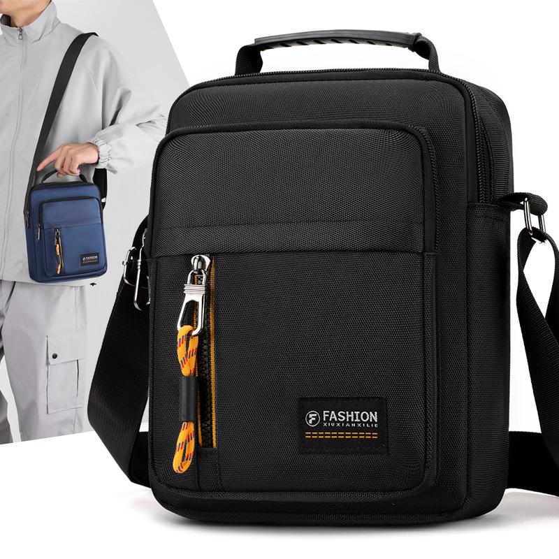 New Simple Casual Outdoor Messenger Bag Men's Outdoor Waterproof Trend Handbag Men's Contrasting Shoulder Bag