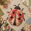 Creative Hobby Sets Garden Animal Patchwork DIY Kit, Floral Fabric Sewing Cute Retro Bundles Butterfly Bird Crafting Kit for Adults, Home Farmhouse