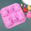 Caricatura Tortuga Chocolate Caramelo Pudding Jabón Bandeja Cubitos de Hielo Decoración de Pasteles Molde de Silicona de Tortuga Accesorios de Cocina