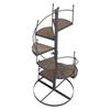 European Style Decorative Plant Shelf Multifuctional Wrought Iron Plant Rack Easy to Install for Balcony and Living Room