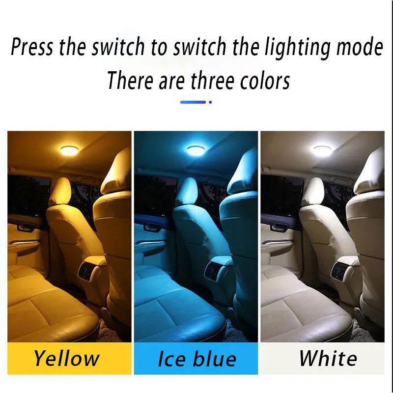 Car Light Ceiling Lamp Car Reading Light Rechargeable for Volvo XC60 S90 XC90 S60 XC40 V60 V90 S40 Volvo EX30 C40 C70 Accessorie