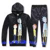 Trendy Anime Print Hoodie Relaxed Fit Hooded Sweatshirt For Casual Streetwear