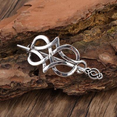 Retro Viking Celtic Knot Hairpin - Nordic Style Women's Hair Accessory