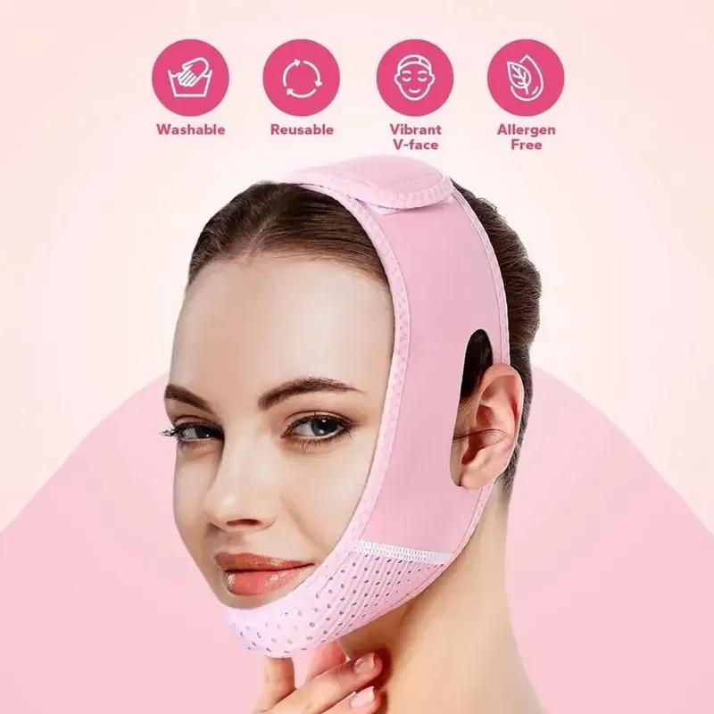 Women Face Slimming Bandage Face Lifting Band V Line Shaper Chin Cheek Lift Up Belt Facial Massage Strap Beauty Skin Care Tools