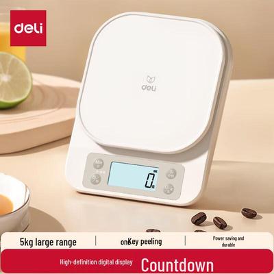 Digital Kitchen Scale with Timer, 5kg/1g