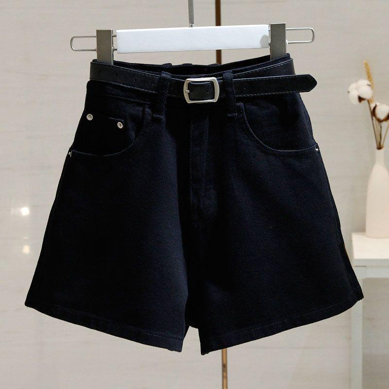 Women s Summer 2025 White Ripped Wide-Leg Denim Shorts S