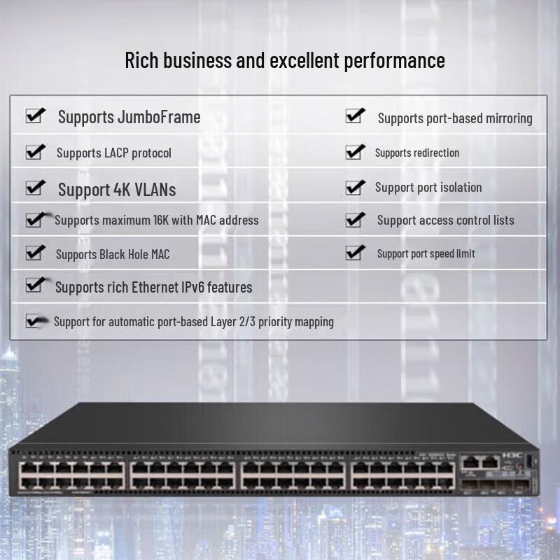 H3C RT-MSR3600-28-X1 Multi-Service Gigabit Core Switch & Router