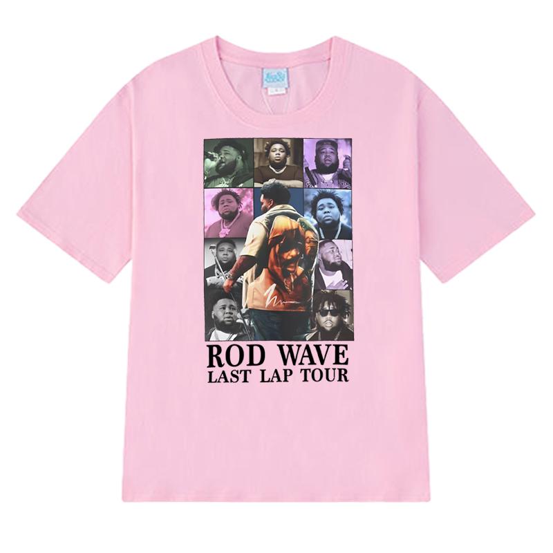 Hot Rapper Rod Wave World Tour 2025 Graphic T Shirts Unisex Women Vintage Hip Hop Streetwear Unisex Cotton Short Sleeve Tshirts
