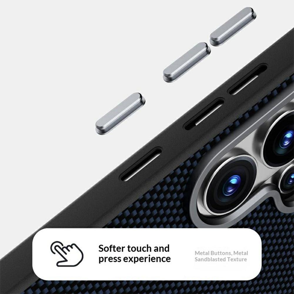 ABEEL For Samsung Galaxy S26 / S26 Pro Magnetic Case Printed PC TPU Aluminum Alloy Leather Phone Cover