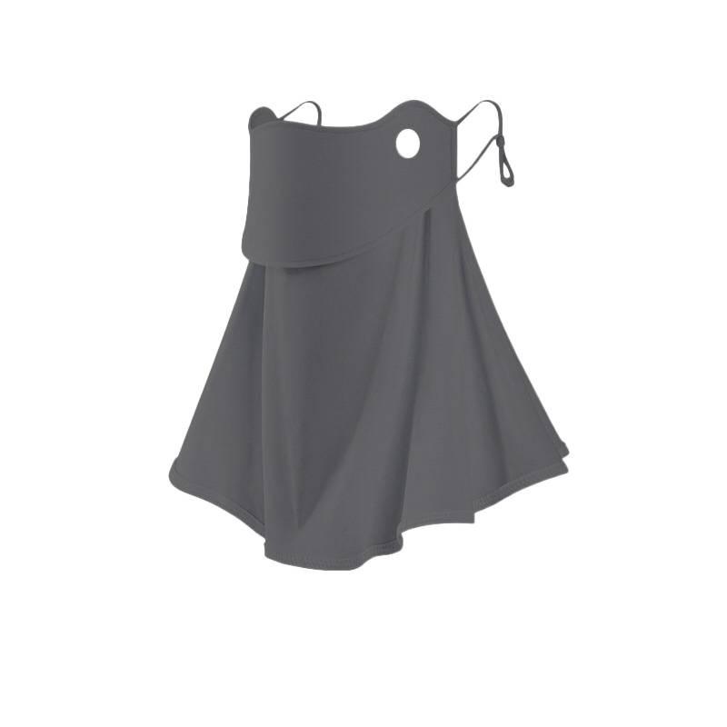 Ice Silk UV Protection Face & Neck Mask - Breathable, Washable, Seamless Sunshade for Outdoor Activities