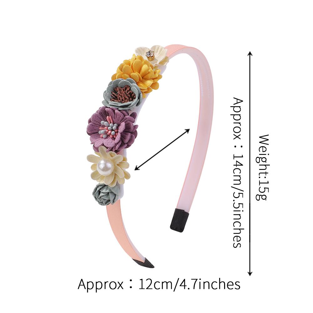 Neue handgefertigte Haarreifen für Blumenmädchen, süße Perlen- und Federkronen für Hochzeiten, Prinzessinnen-Kopfbedeckungen für Tanzpartys, modische Accessoires