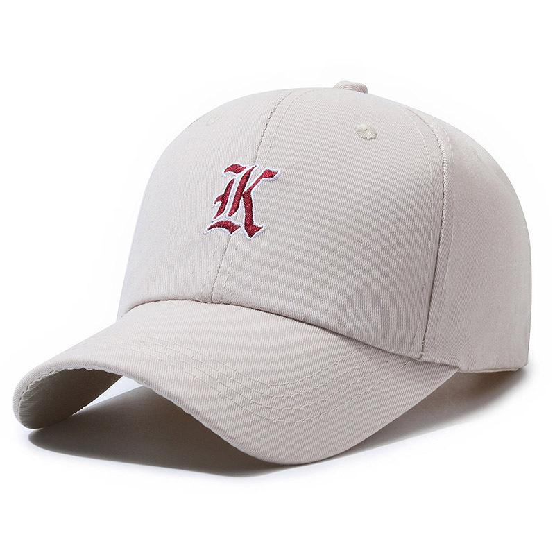 Embroidery Baseball Alphabet Cap Trendy Casual Hat Adjustable Sun Protection