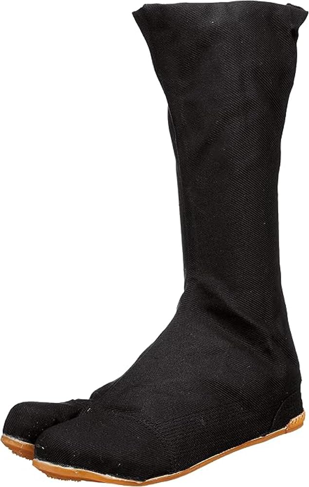 Rikioh Safety Genba GD12 Таби, Daioh, 12-листовые Черные, 26.5см, чёрный