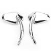 Chrom Diamant Rückspiegel Motorrad Für Harley Cruiser Touring Chopper Sportster