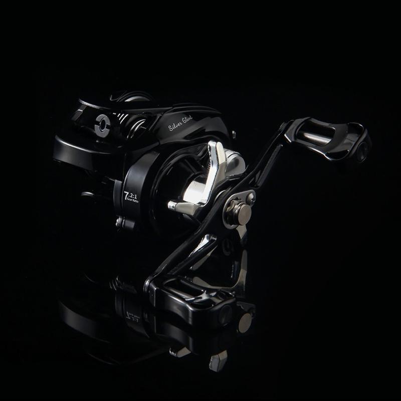 Mavllos 7.2 High Speed Ratio 8KG Strong Brake Anti-explosion Line Unloading Alarm Special Long-distance Casting Reel for Perch/horse Mouth/croaker