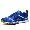 Professional Table Tennis Shoes for Men and Women Sport Outdoor Man Badminton Fitness Sneakers In Green and Blue Big Size