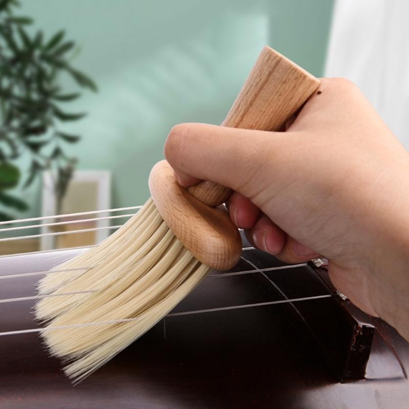 Guzheng Cleaning Brush Soft Bristles Ukulele Violin Brush Small Guitar Cleaner Musical Instrumen Cleaning Tool