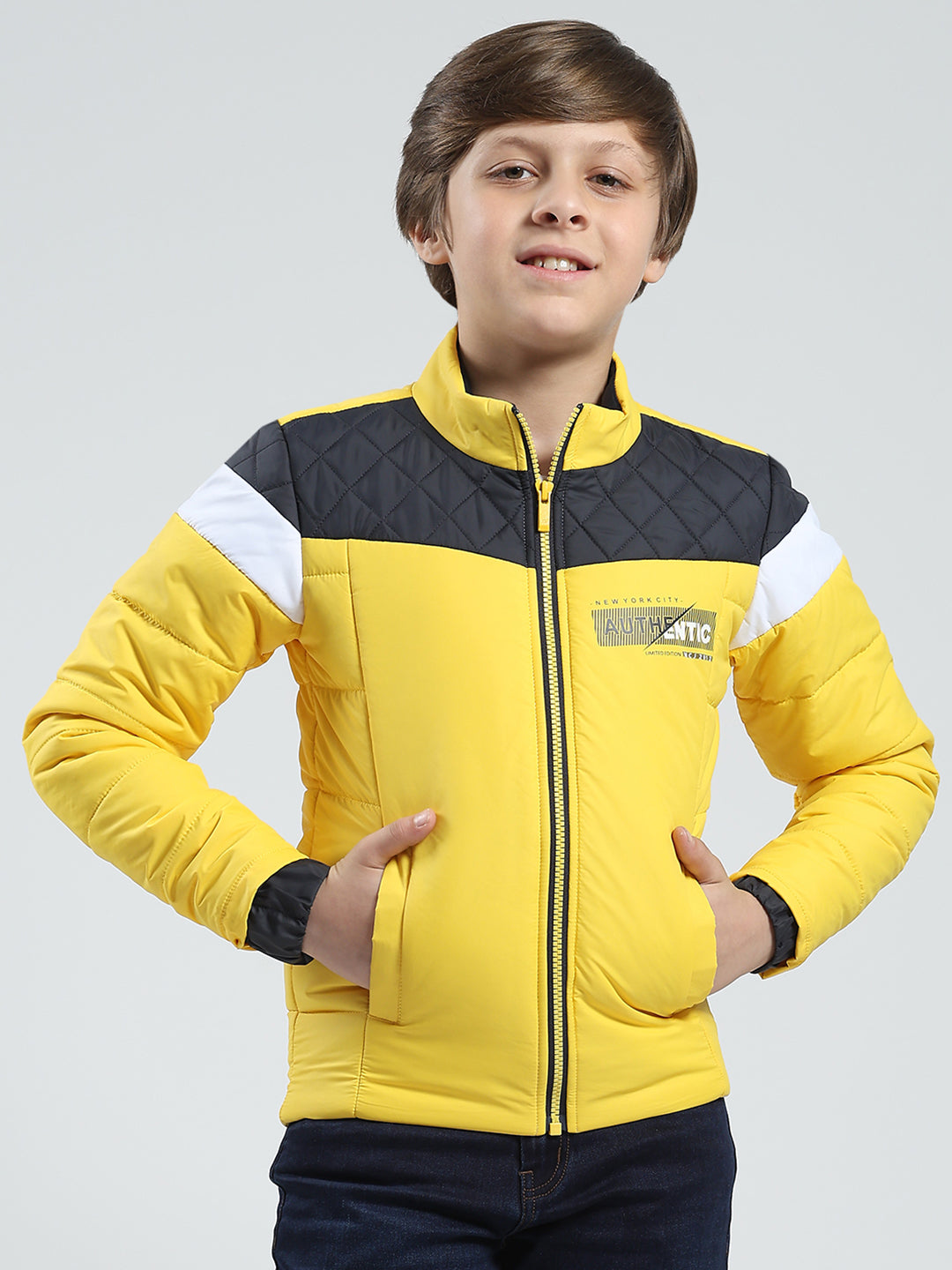 Monte Carlo Boy Smart Fit Yellow Jacket 5-6 Years