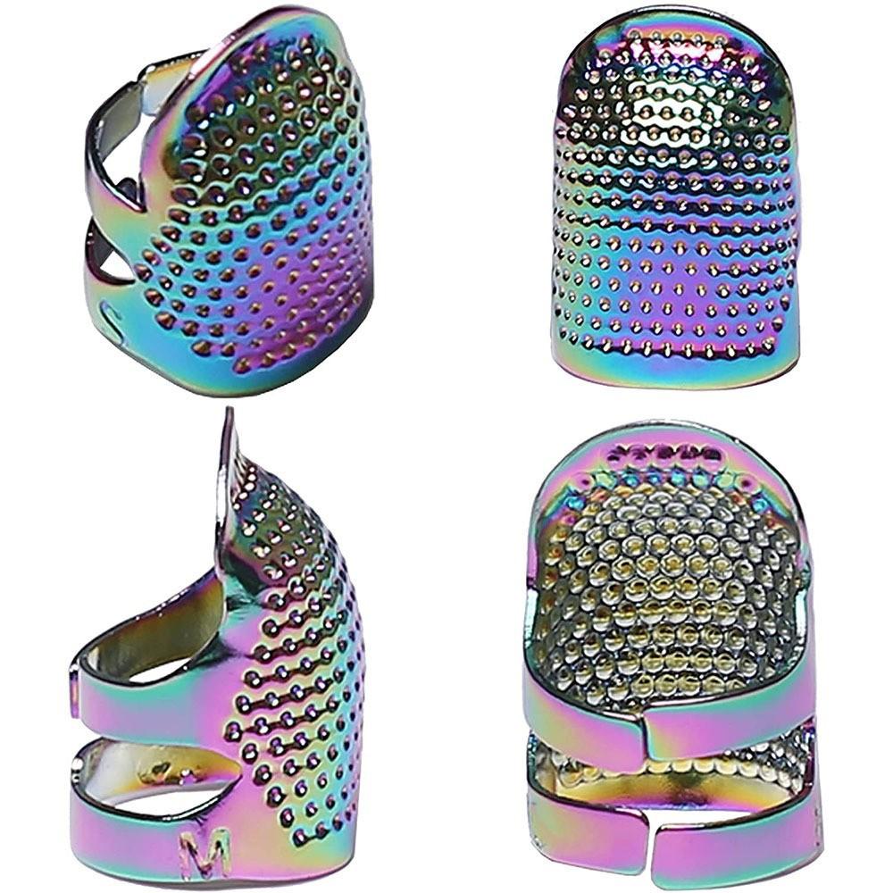 Vintage Thimble Metal Adjustable Finger Protector Sewing Quilting Hand Fingertip Thimble Cover