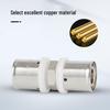 Press-fit Equal Diameter 1216 Aluminum-Plastic Pipe Fittings for Underfloor Heating - Copper Quick Connect