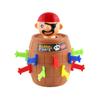 Pirate Barrel Game Interactive Family Toy Stress Relief Game with Swords Inserted Into Barrel and Pop-Up Pirate Figure for Group Play