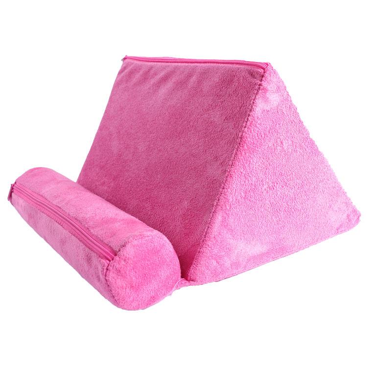 Ergonomic Tablet & Phone Holder Pillow: Versatile, High-End Design for Reading & Car Use