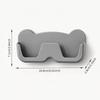 2Pcs Wall Mounted Glasses Holder, Self Adhesive Glasses Storage Rack, No Drilling Sunglasses Storage Box, Space Saving Glasses Holder For Bedroom