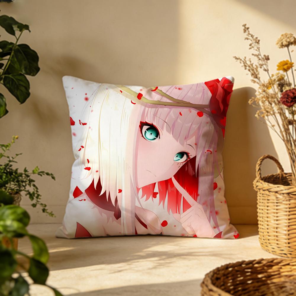 Stylish Ttakt Op Destinyed Cushion Cover Versatile DoubleSided Pillow Case Fit for Sofa Bed Car  Daily Decor
