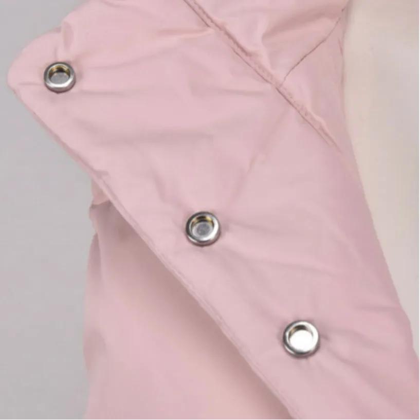 New Balance Down Vests Women's Pink Stand Collar Moderate Other (Unisex) Down Vests NJA4E012 PKZ