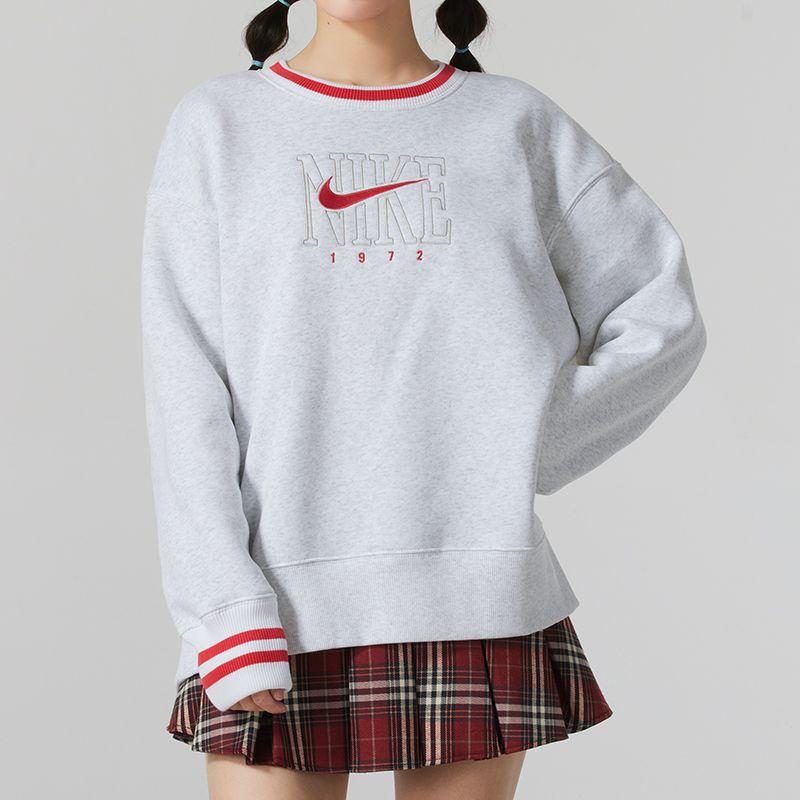 New Nike Sportswear Phoenix Fleece Women's Oversized Graphic Crew Neck Sweatshirt HJ0950-051