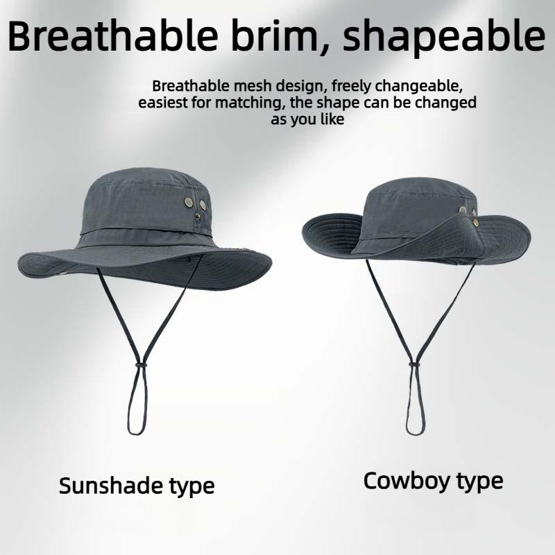 66Cm Big Size Quick Drying Fishman Hat Summer Outdoor Hiking Hat Men'S Uv Protection Wide Brim Sun Cap Women'S Foldable Sun Hat