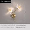Flower Creative Acrylic Led Wall Lamp Light Luxury Simple Bedroom Bedside Wall Lamp Living Room TV Lamp Wall Decor Light